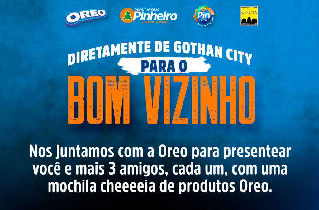 Supermercado Pinheiro fecha parceria com a Oreo