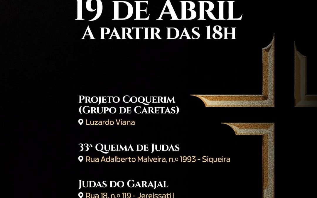 Maracanaú divulga programação da Semana Santa com eventos em Pajuçara, bairros e Sede.